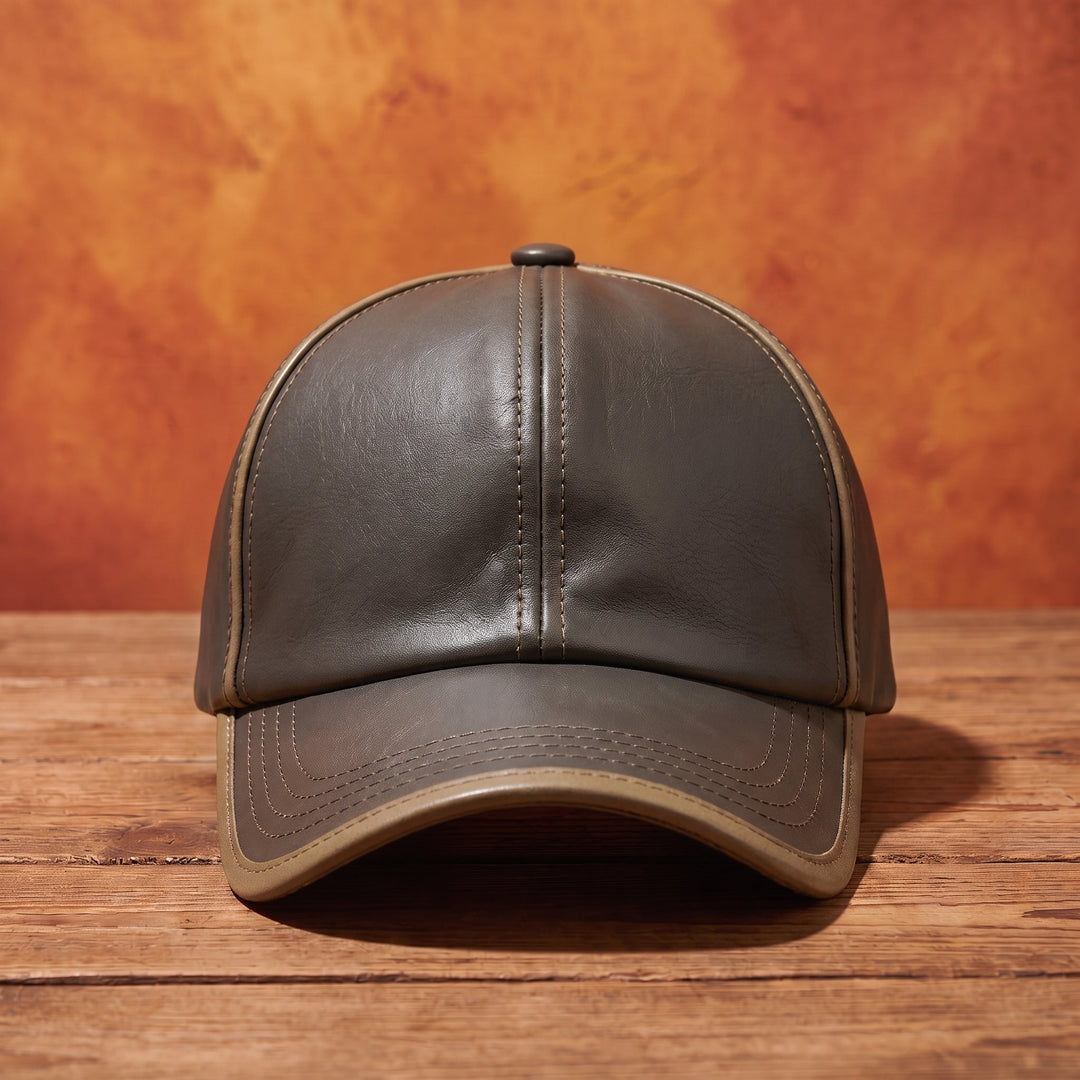 RETRO LEATHER CAP