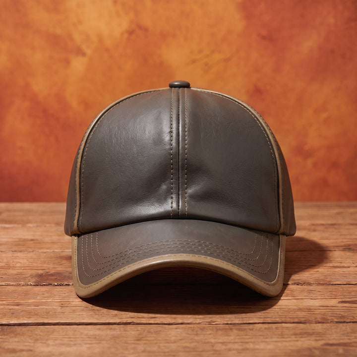 RETRO LEATHER CAP