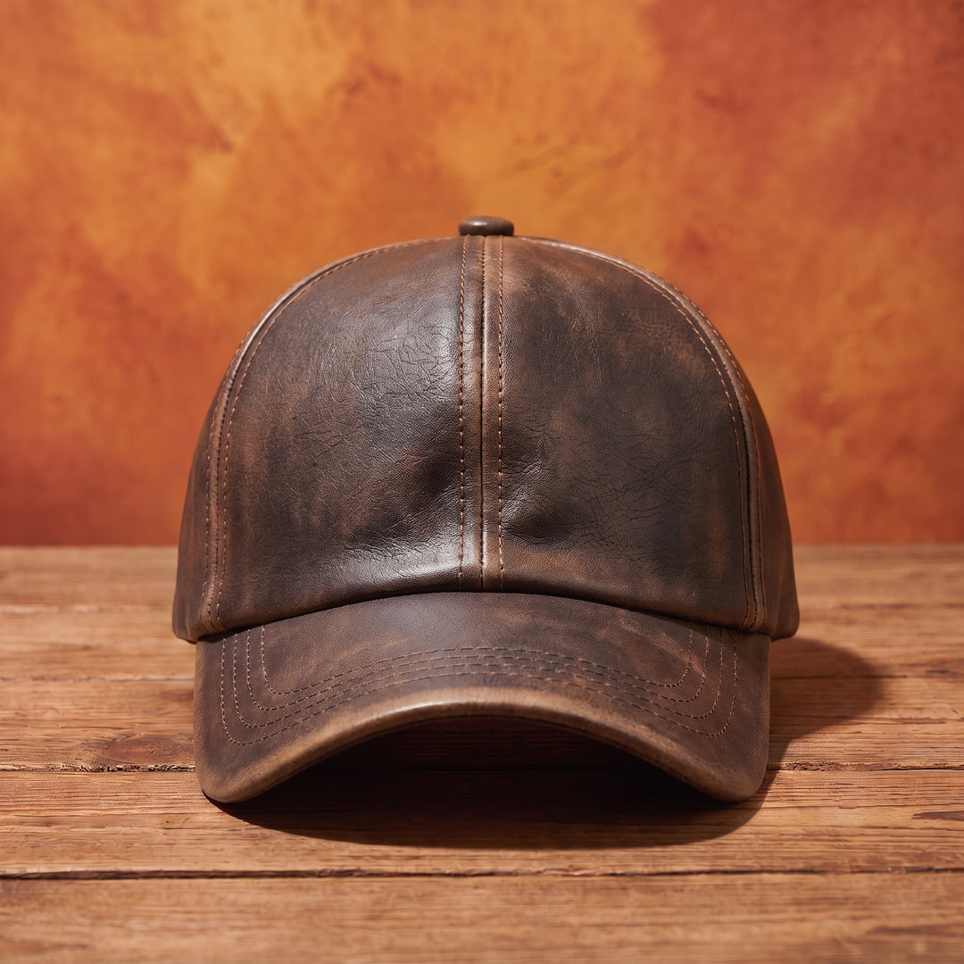 RETRO LEATHER CAP