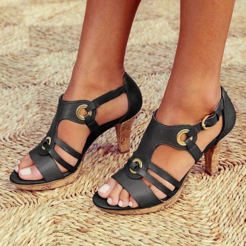 Kensi | Women's Black Heels-2