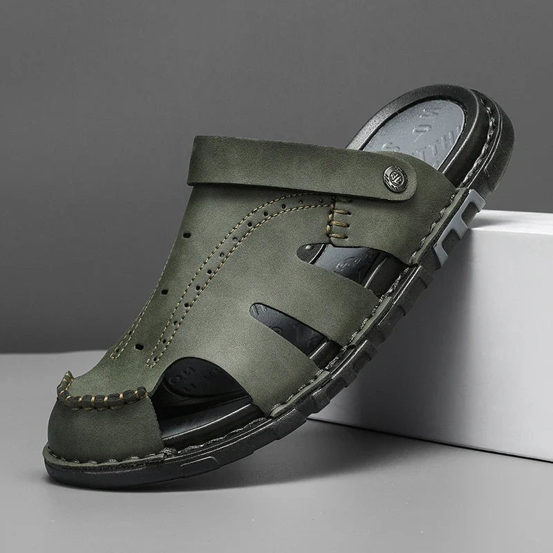 PREMIUM LEATHER SLINGBACK SANDALS