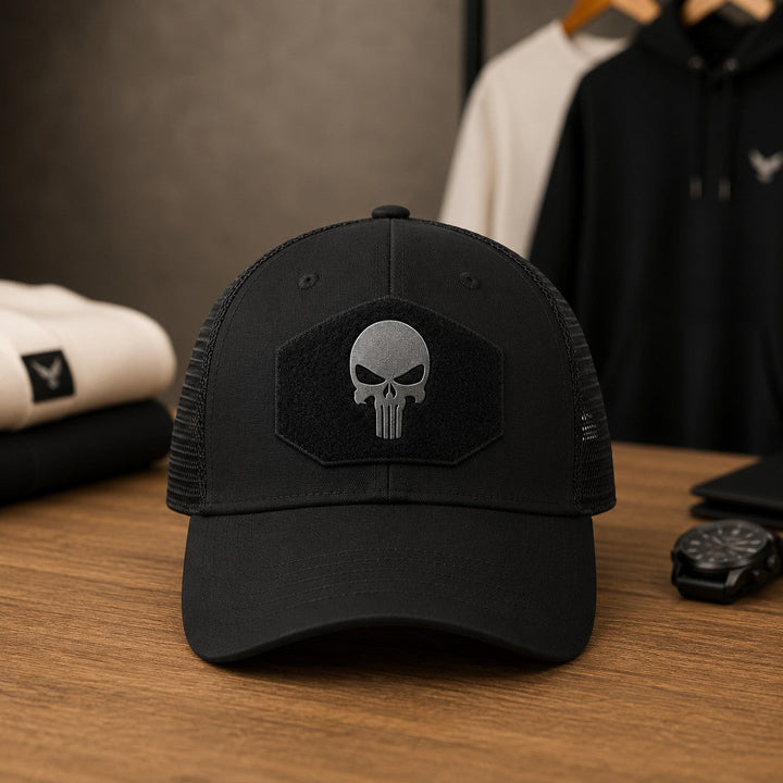 SKULL PATCH MESH CAP