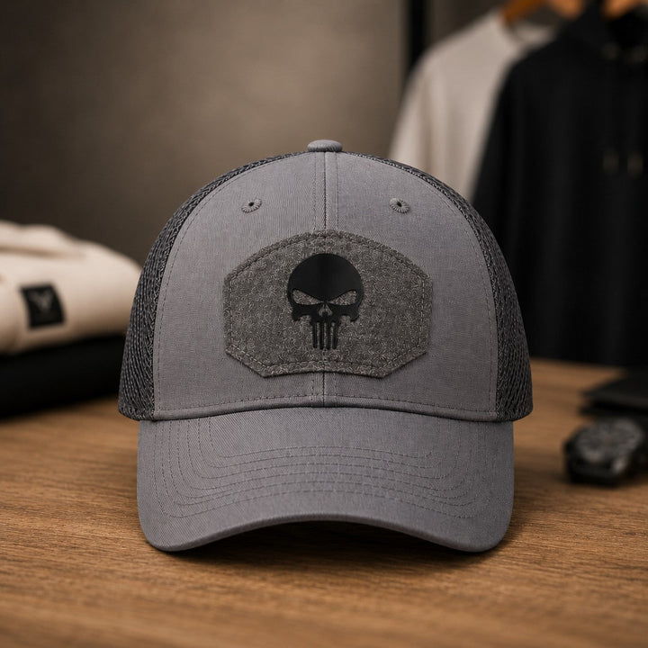 SKULL PATCH MESH CAP