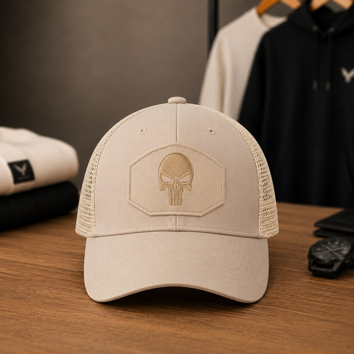 SKULL PATCH MESH CAP