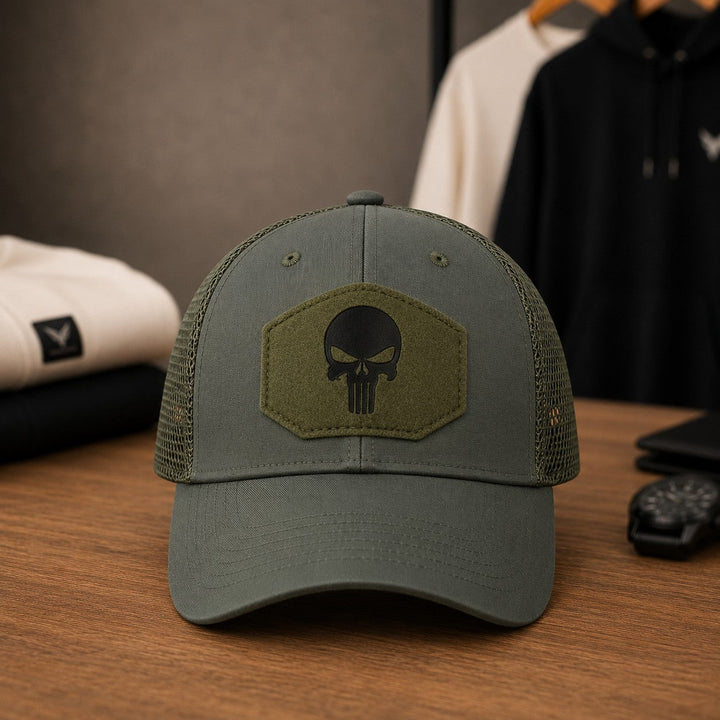 SKULL PATCH MESH CAP