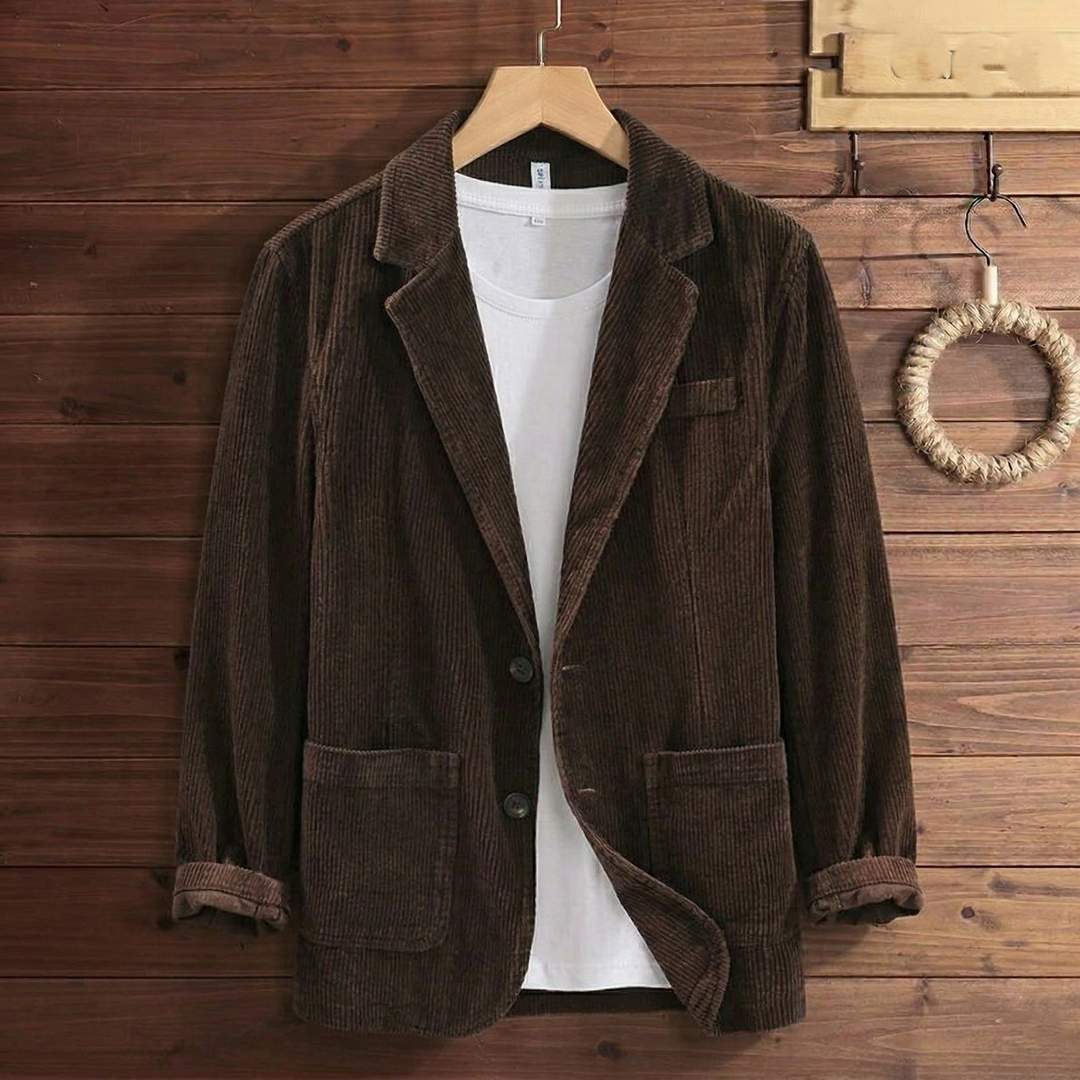 SOFT CORDUROY COTTON BLAZER