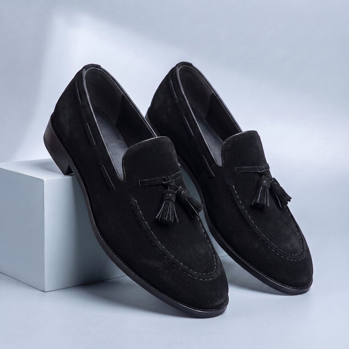 SOFT SUEDE TASSEL FLAT