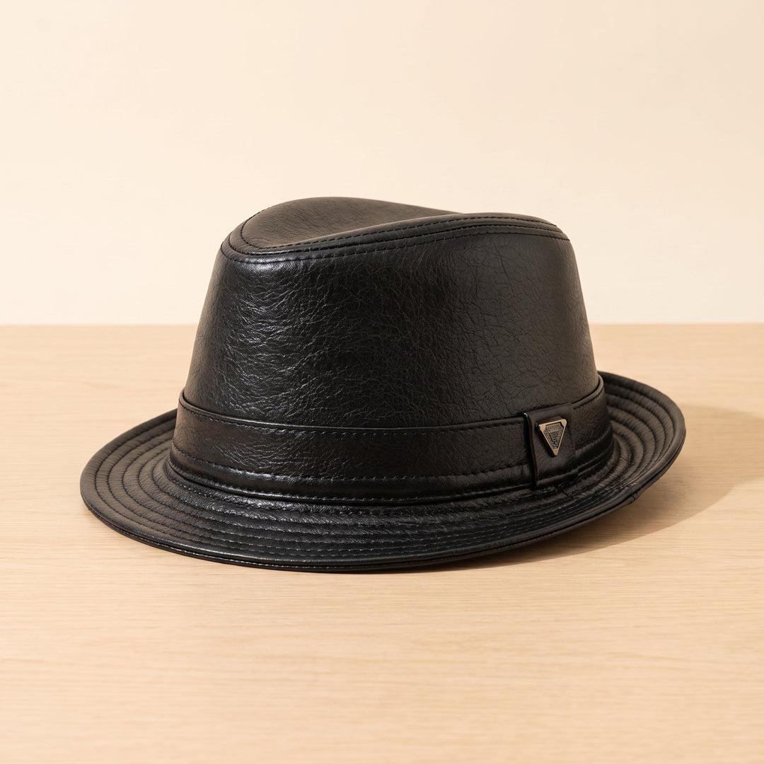 STITCHED FEDORA HAT
