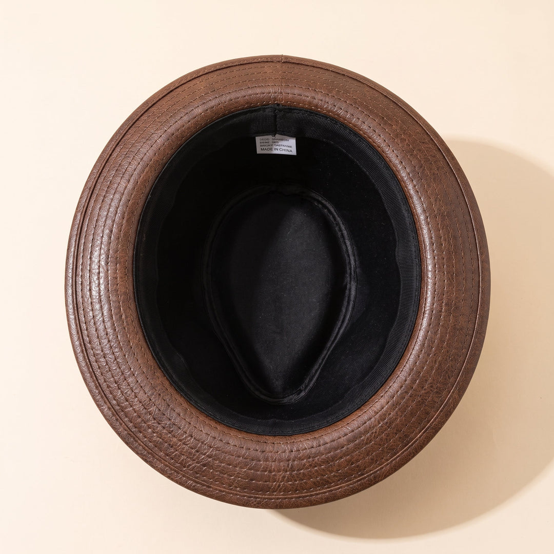 STITCHED FEDORA HAT