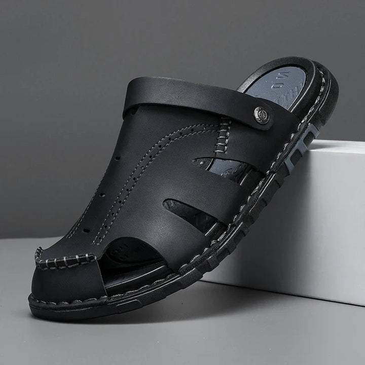 PREMIUM LEATHER SLINGBACK SANDALS