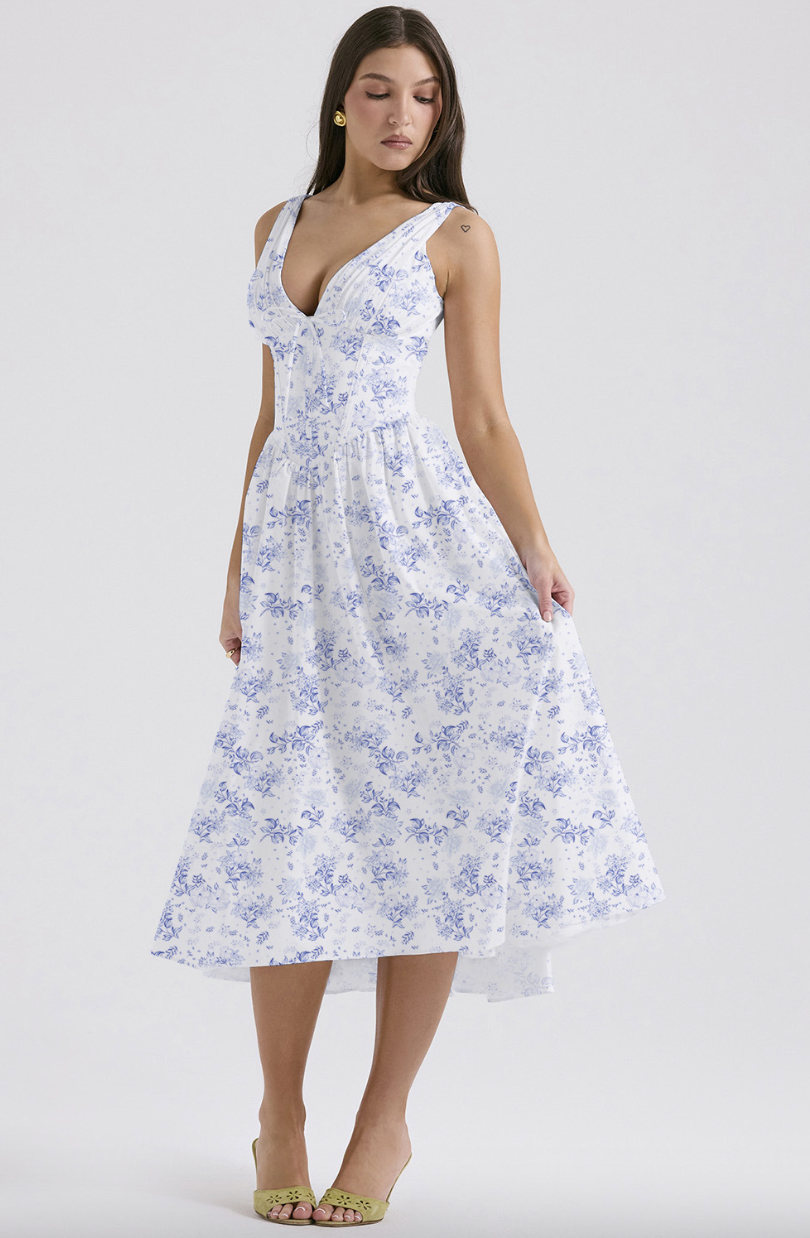 Blue floral