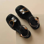 Celine | Stylish Buckled Flat Sandals