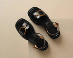 Celine | Stylish Buckled Flat Sandals