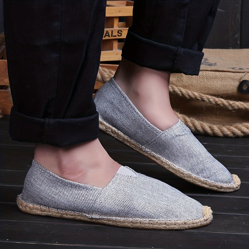 Sebastian | Men's Classic Linen Espadrilles 8