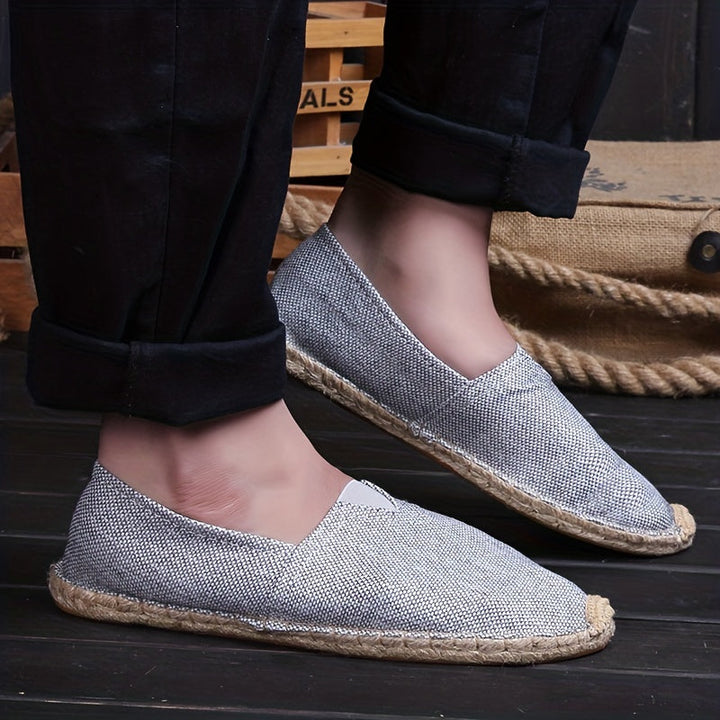 Sebastian | Men's Classic Linen Espadrilles 8