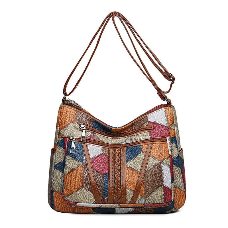 Solara | Mosaic leather handbag 7