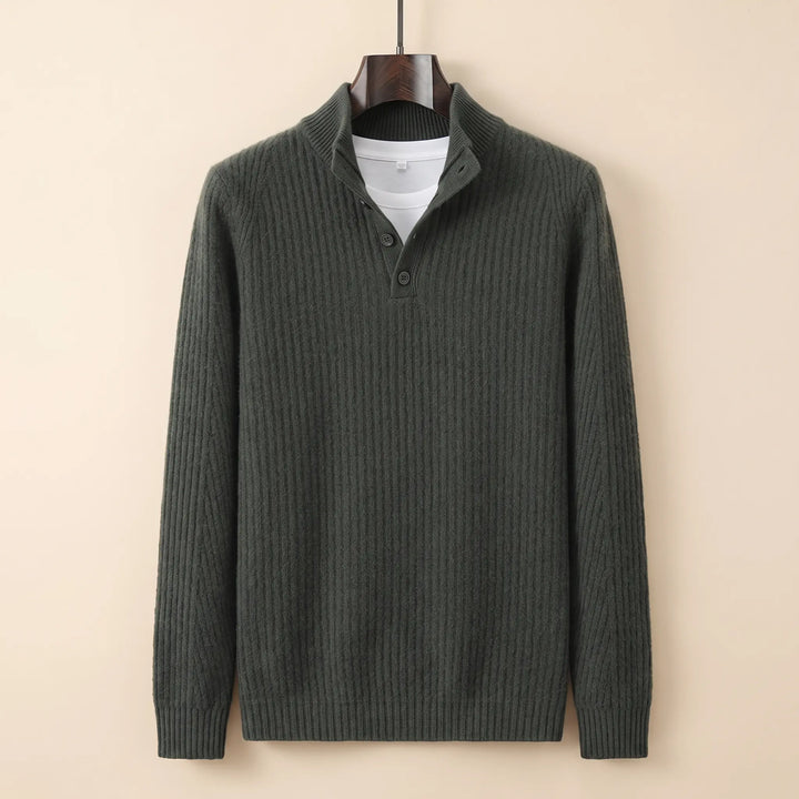 THICK KNIT CASHMERE SWEATER