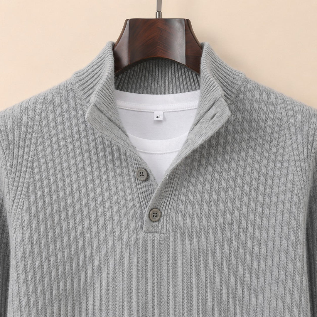 THICK KNIT CASHMERE SWEATER