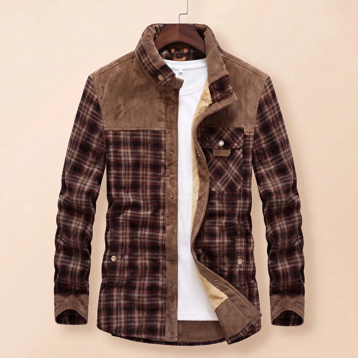 THICK PLAID WINTER JACKET