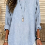 Tasha | Trendy Chic Striped Blouse