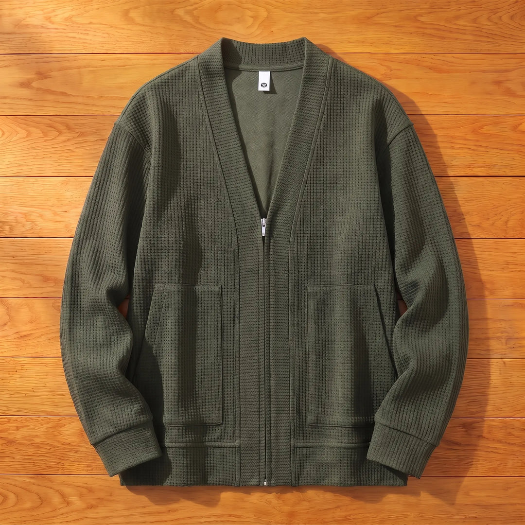 V-NECK KNIT CARDIGAN