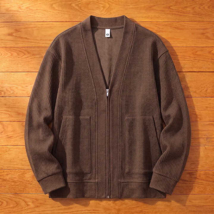V-NECK KNIT CARDIGAN