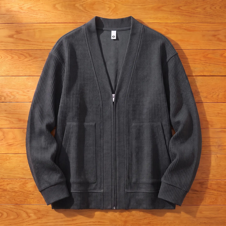 V-NECK KNIT CARDIGAN