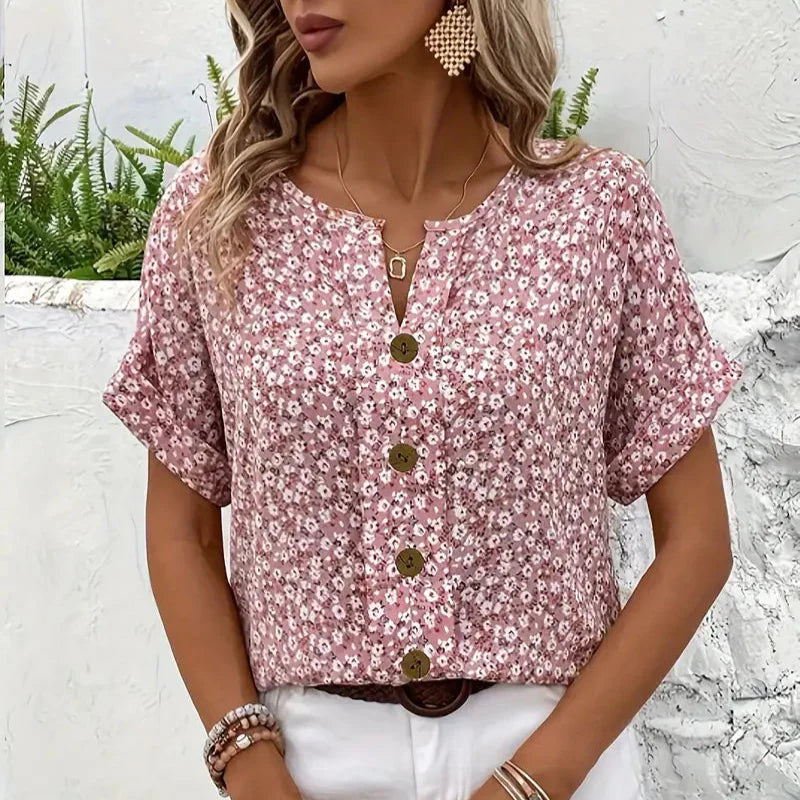 Velma | Womens Floral Blouse 0