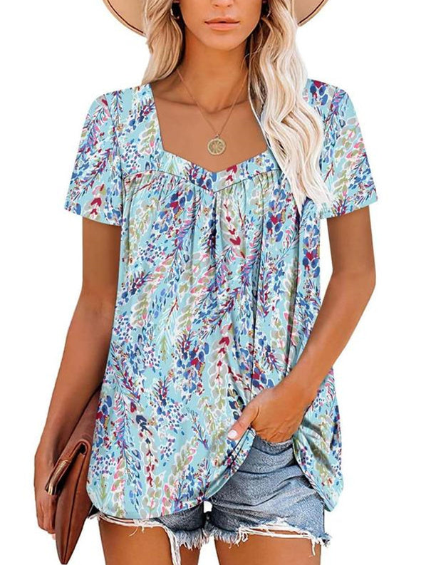 Vicky | Women's Top Printed Comfort 0