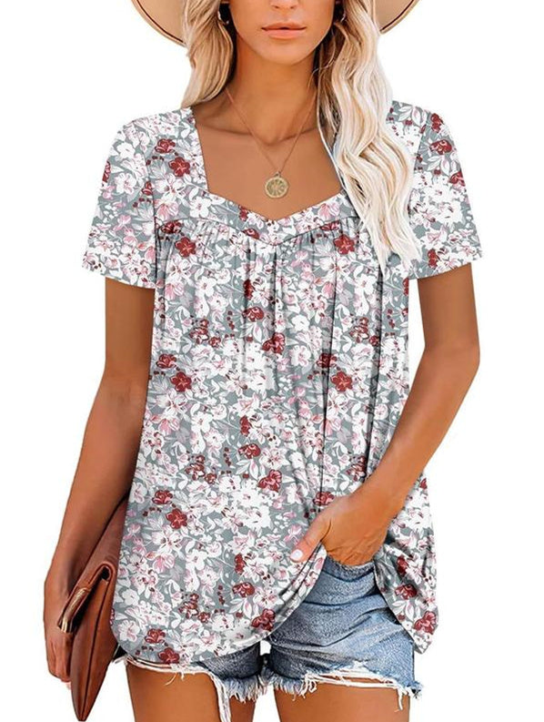 Vicky | Women's Top Printed Comfort 3
