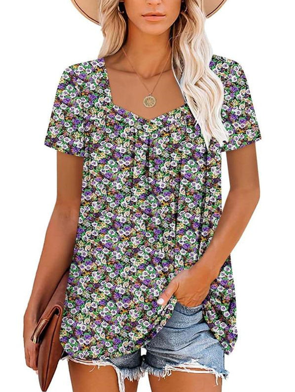 Vicky | Women's Top Printed Comfort 4