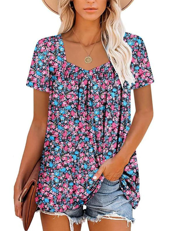 Vicky | Women's Top Printed Comfort 7