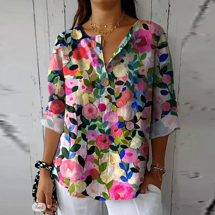 Dannika - Lightweight Floral Blouse