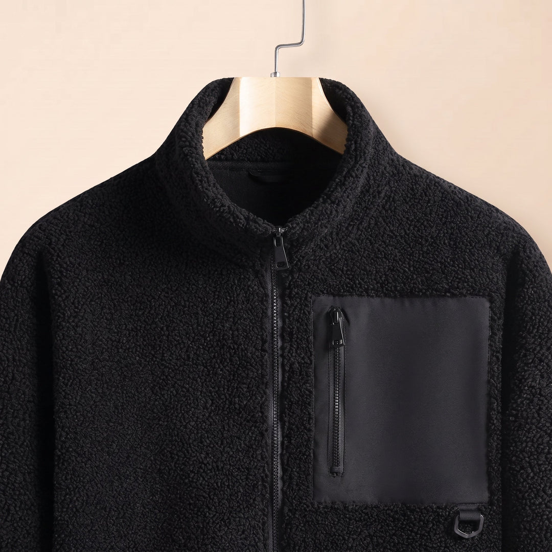 WARM ZIP FLEECE COAT