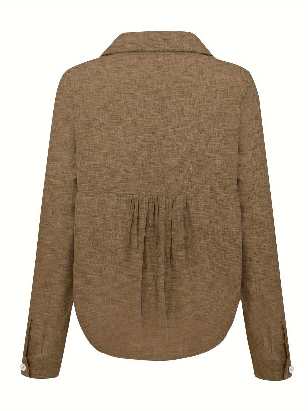 Eunize - Long Sleeve Elegant Blouse