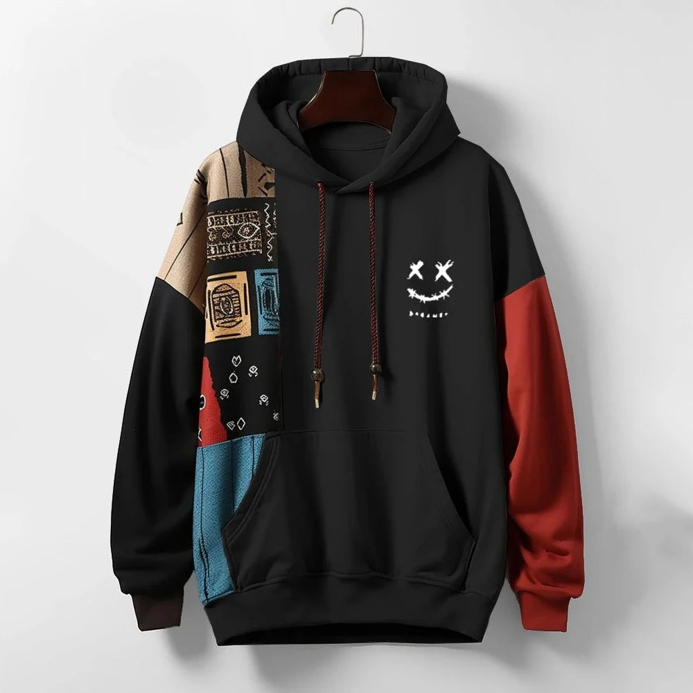 Zian – Urban Patchwork Hoodie
