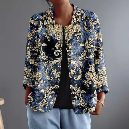 Nolwen | Baroque Scroll Blouse