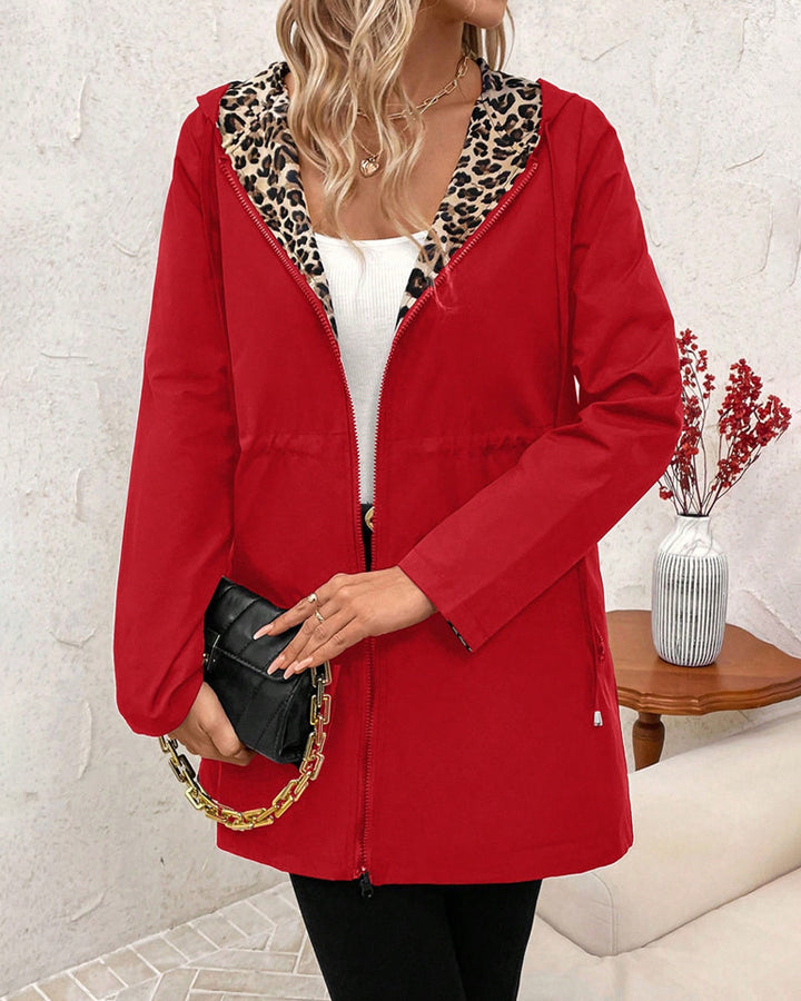 Savannah - Reversible Hooded Leopard Coat
