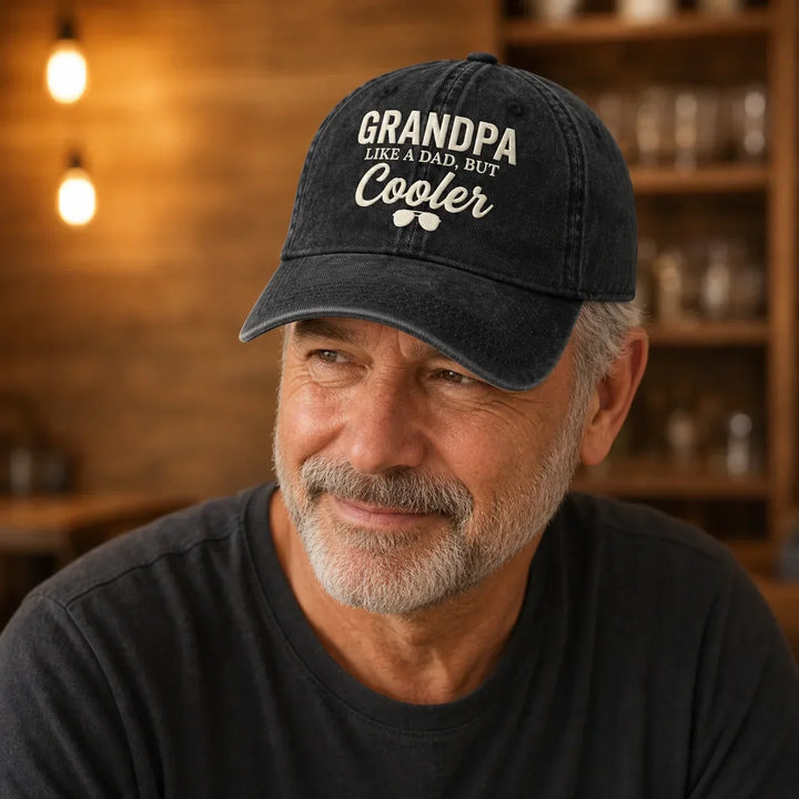 Grandpa But Cooler Cap