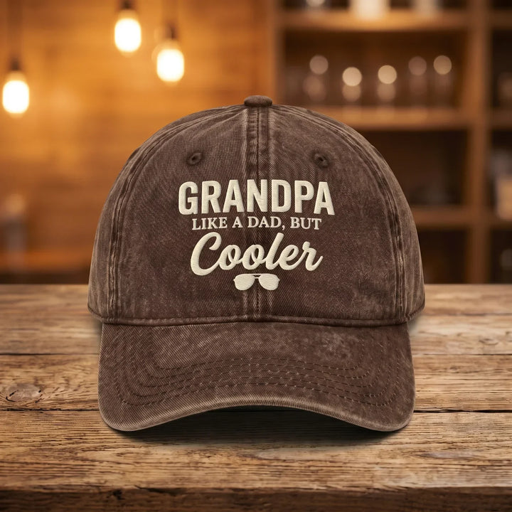 Grandpa But Cooler Cap