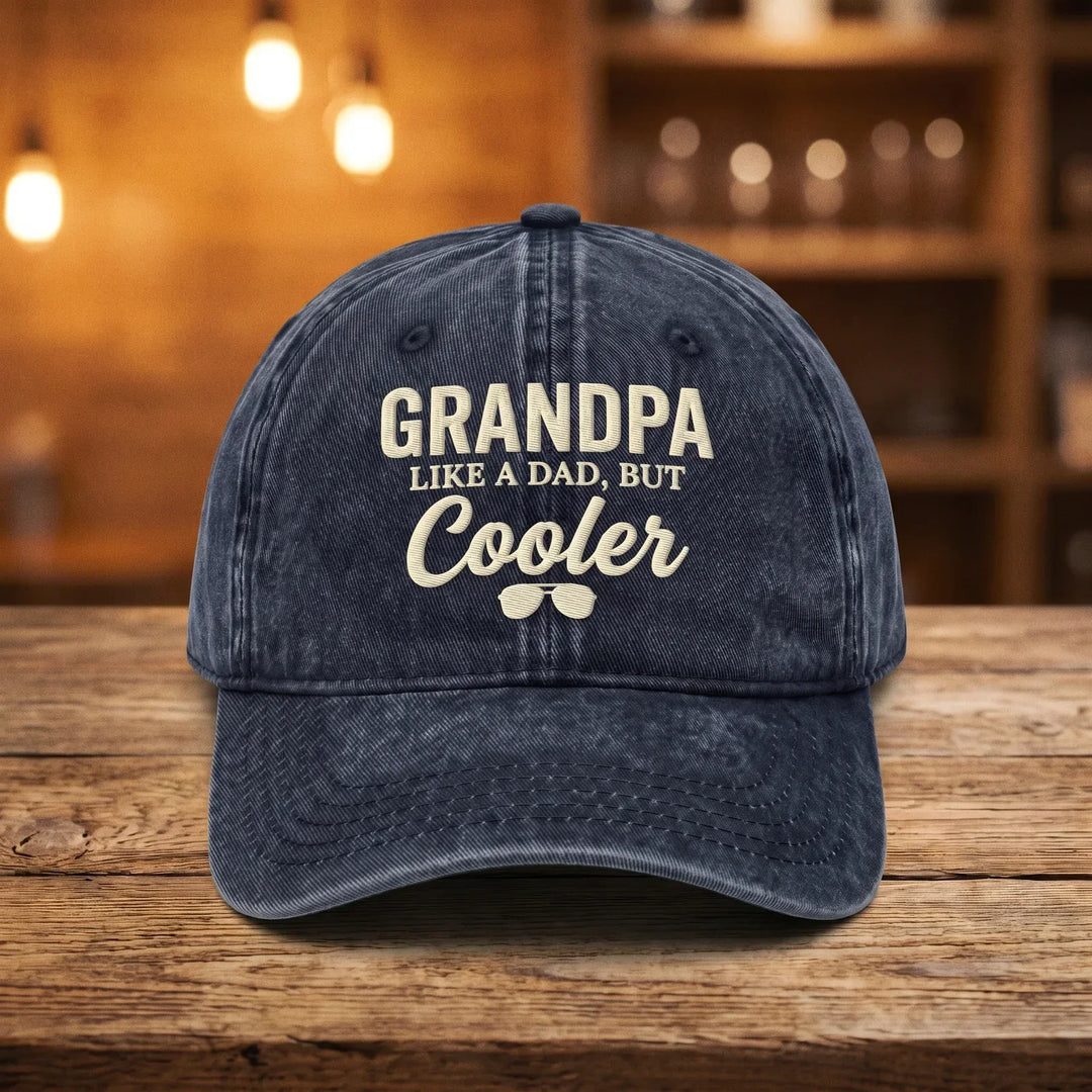 Grandpa But Cooler Cap