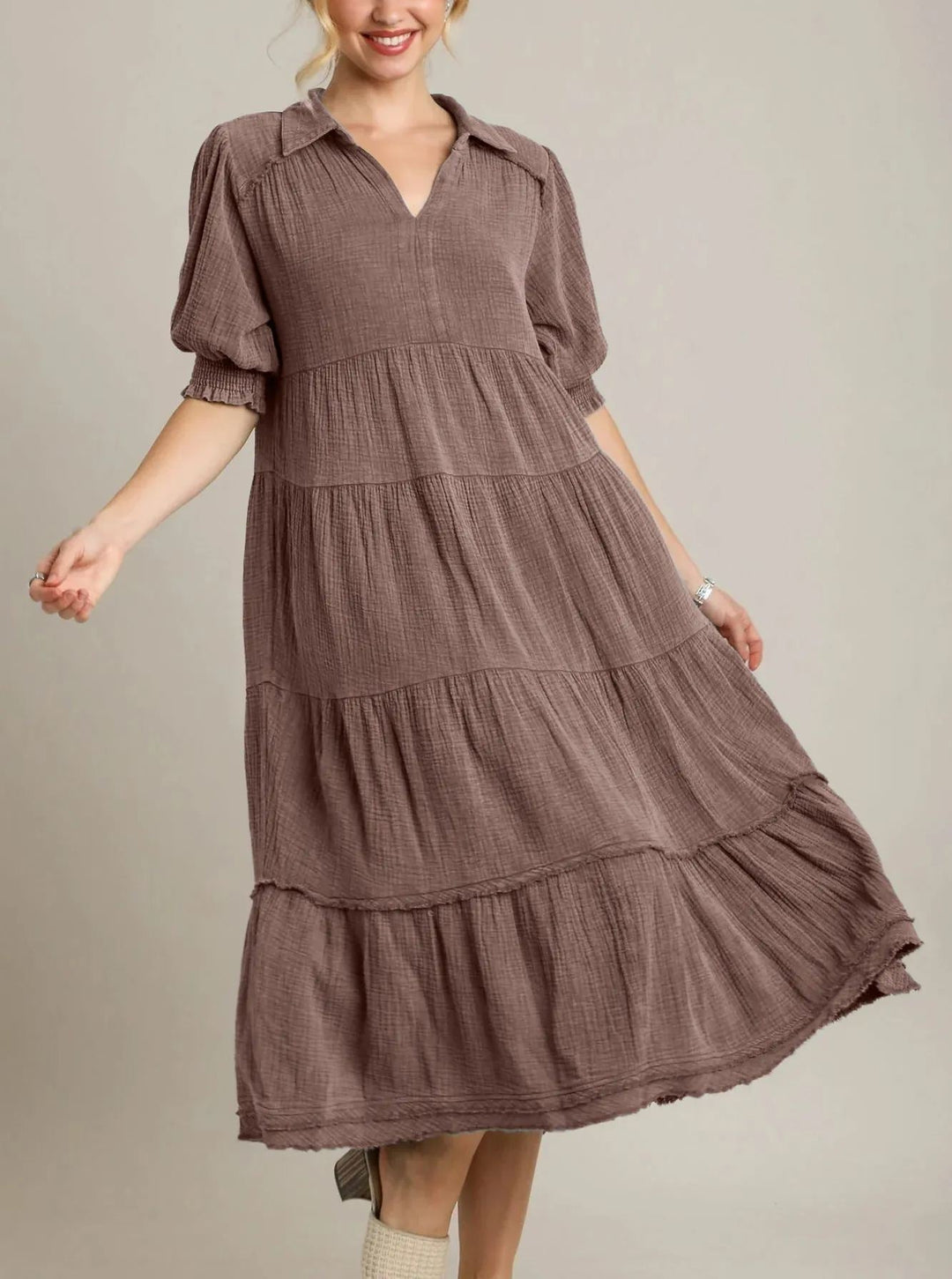 Siamara | Tiered Maxi Dress