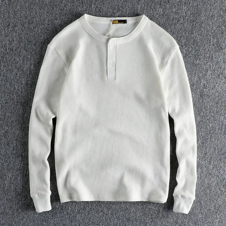 WAFFLE HENLEY SHIRT