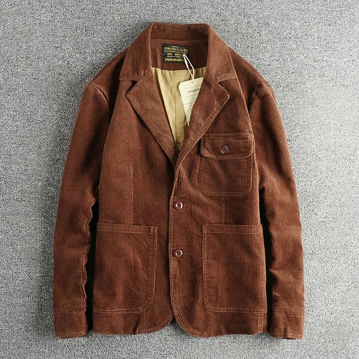 WASHED CORDUROY BLAZER