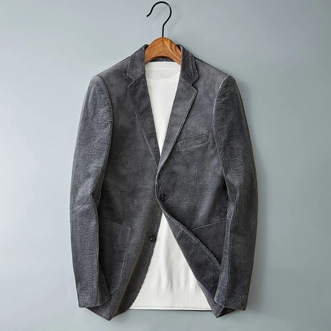 CORDUROY LAPEL JACKET