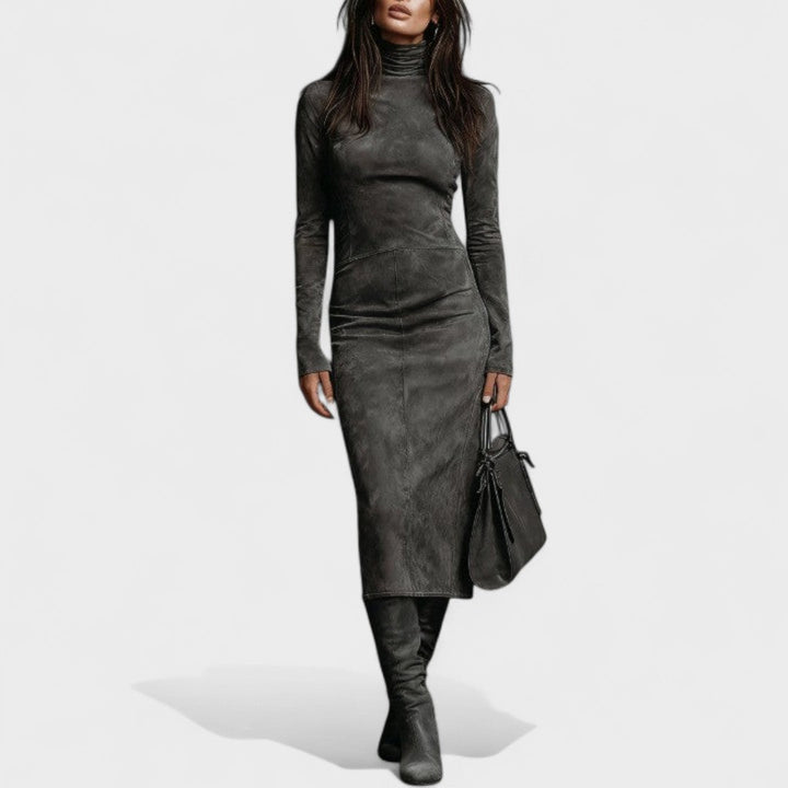 Sorelle | Elegant suede-style dress
