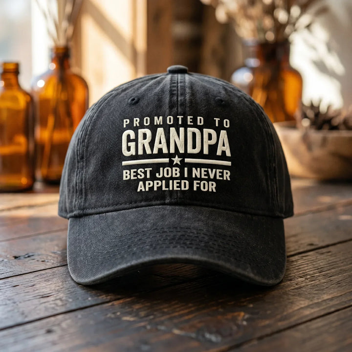 Promoted Grandpa Cap