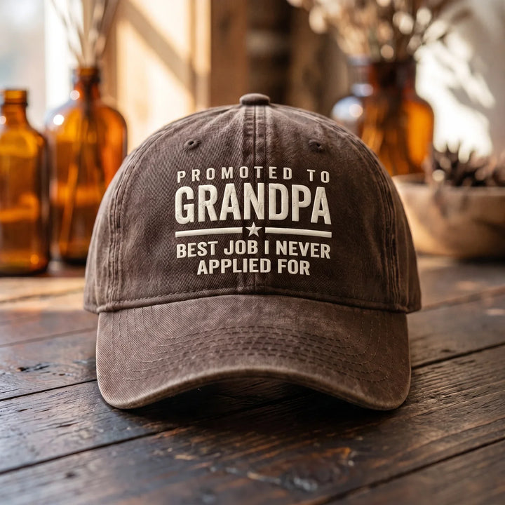 Promoted Grandpa Cap