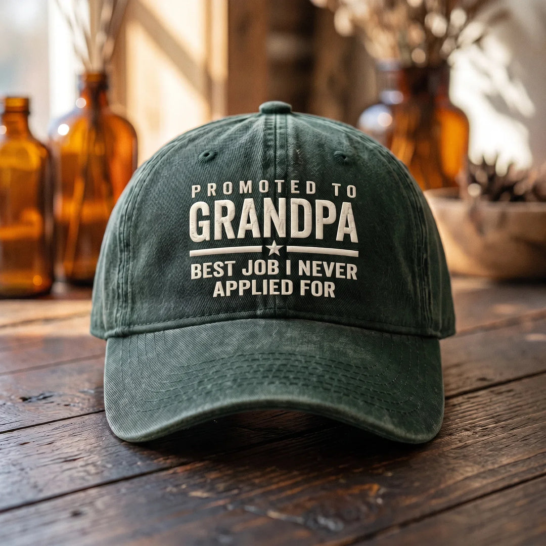 Promoted Grandpa Cap