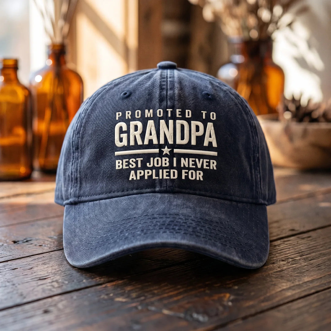 Promoted Grandpa Cap
